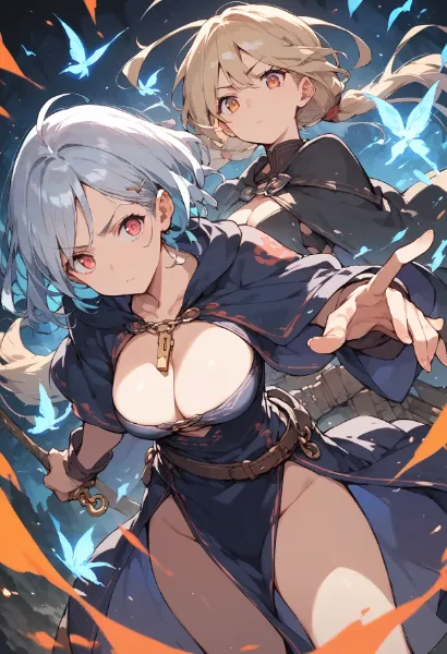 青い蝶が導く魔女たちの戦い