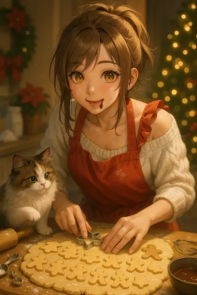 猫と紡ぐクリスマスの甘い記憶