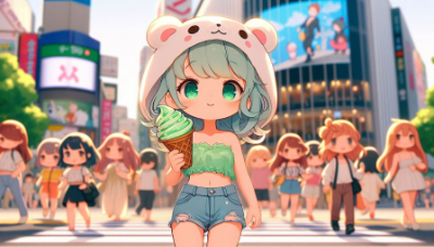 街 食べ歩き🍦