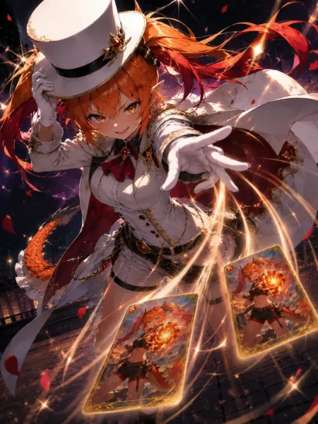 炎のカードが紡ぐ魔術師の夜
