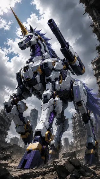 超生命機神オルフェウス『白銀の一角獣――アルセリオン＆秋月唯』