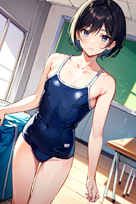 水着姿の男の子