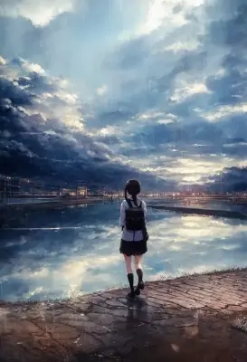 通り雨の帰り
