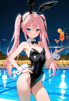 ナイトプールとバニーの日