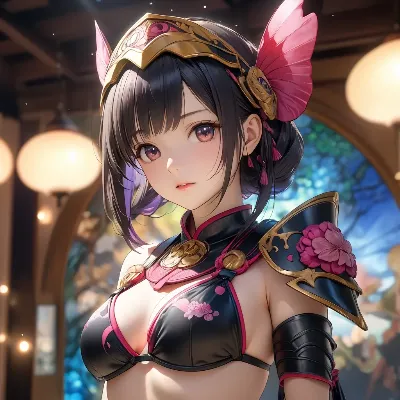 蝶の翼を纏う美少女