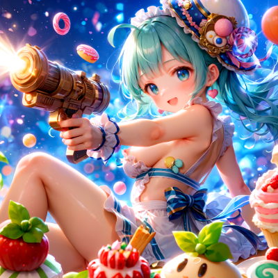 裸エプロンの戦士