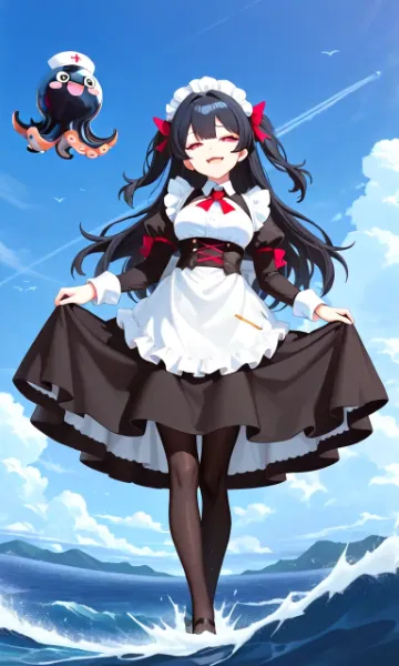 少女に変身したクトゥルフ