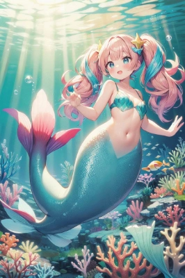 パステル人魚