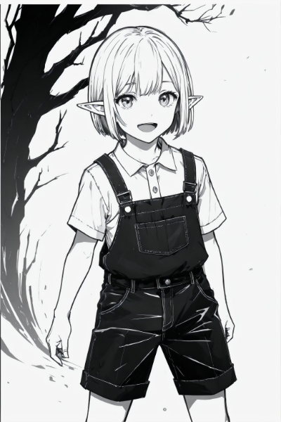 かわいいエルフの少年