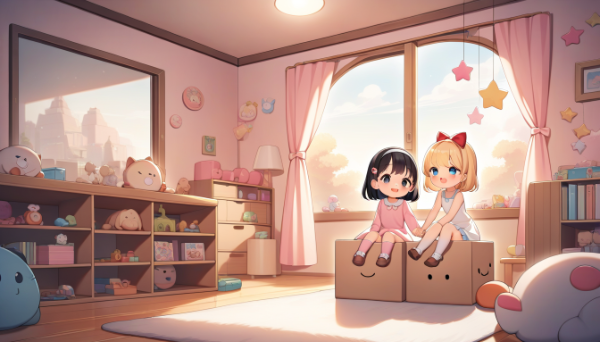 箱はおもちゃ箱なのであそびに使うね