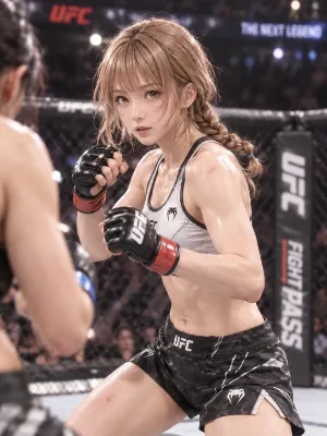 女子総合格闘技選手