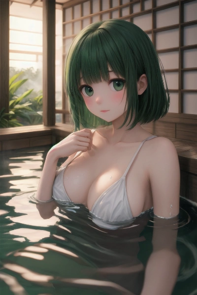 サンプル＠温泉に浸かる