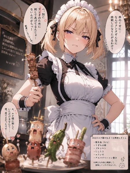 ルナ様の串刺しタイム