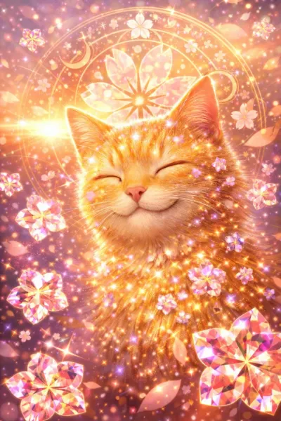 桜の精霊猫と黄金の夢