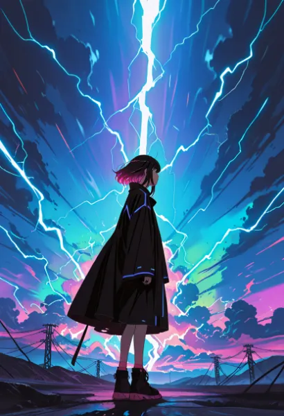 雷の少女と蒼き嵐の邂逅
