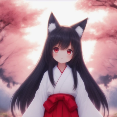 狐耳巫女