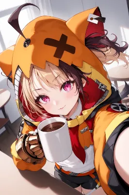 コーヒーブレイク　ジジちゃん