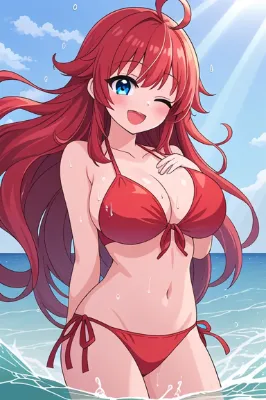 水着のヒロイン達