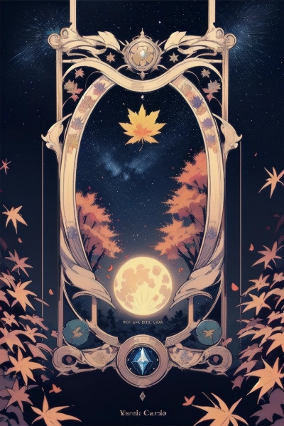 紅葉のカード風