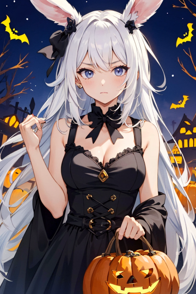 ハロウィンと少女