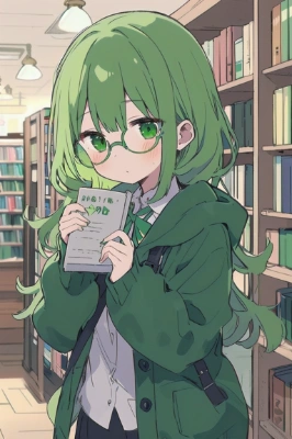 緑髪の少女
