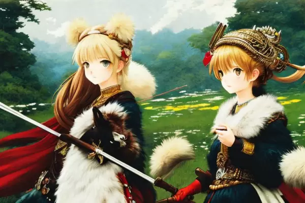 モフモフコート民族衣装風