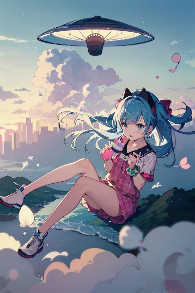 空飛ぶわたあめ