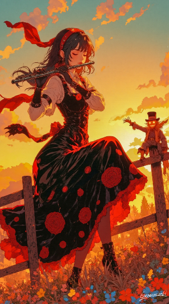 黄昏のフルート／スマホ壁紙アーカイブ