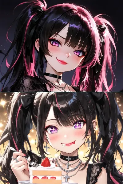 ツン(空腹)とデレ(ケーキ)