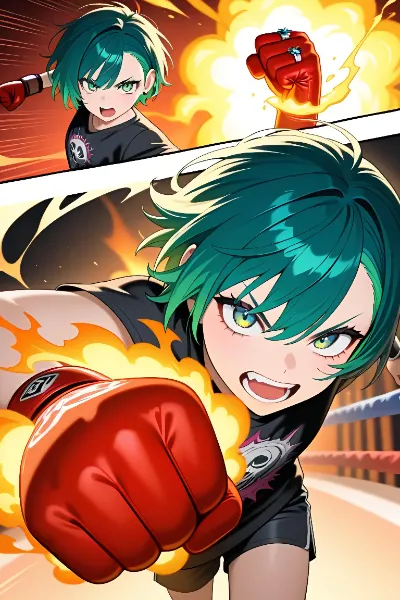 これで、終わりだよ、魔族さん。ファイヤーマグナム！！