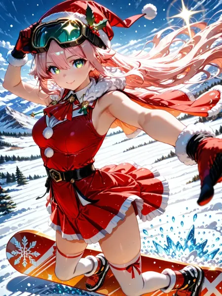 ❄聖夜のスノーボーダー🎄