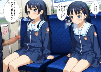 電車でちんちんを見せてみた 制服ちん見せ チン見せ体験 トイレンの画像