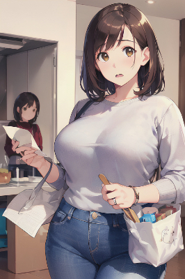 【人妻の我妻さん】ご主人からのプレゼント