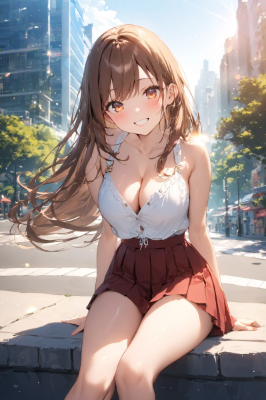 休日の都会の朝と…朝帰りかな？