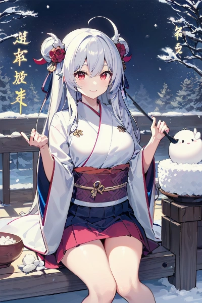 ミニの着物仕様の竜の女神さま！！