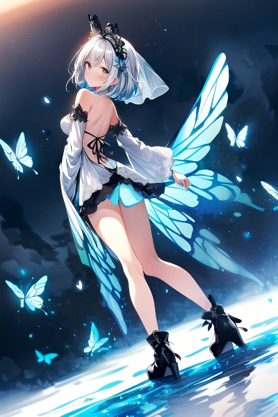 ホワイト・ゴシック・ロリータ with Butterfly Effect