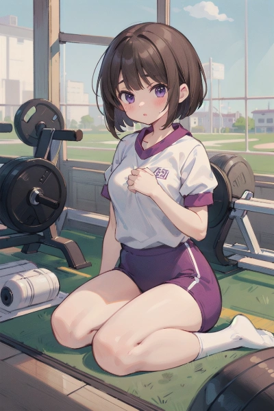 ここで何するの？？ほんとにトレーニング…？？