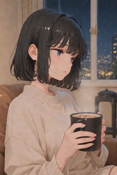 スープを抱えてぼんやり