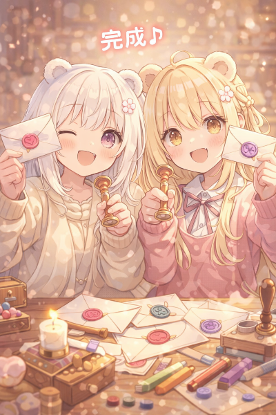 封蝋スタンプ🐾