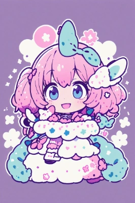 もこもこ女の子