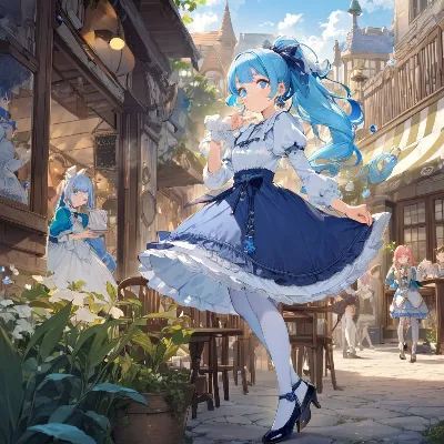 お昼の街