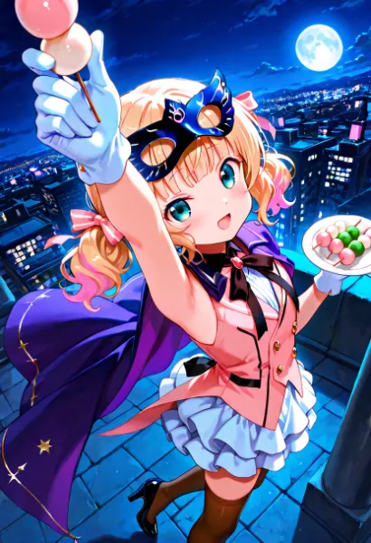 今宵は団子をいただいたわ✨