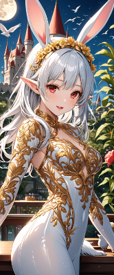 金バニーのエルフ