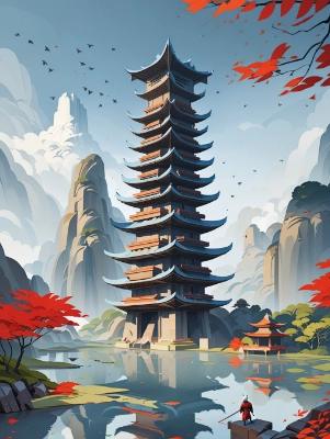 多重の塔