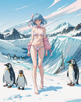 庭山みこ、グラビアとペンギン