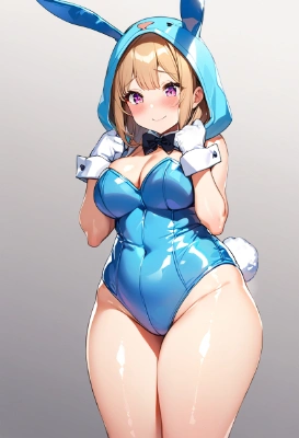 バニースーツちょいぽちゃさん