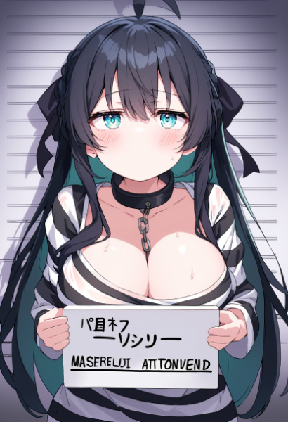 ついにエチエチ罪で捕まりました