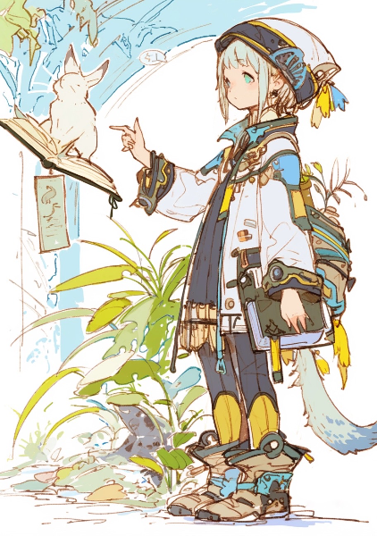 魔法使いのキャンプする姿