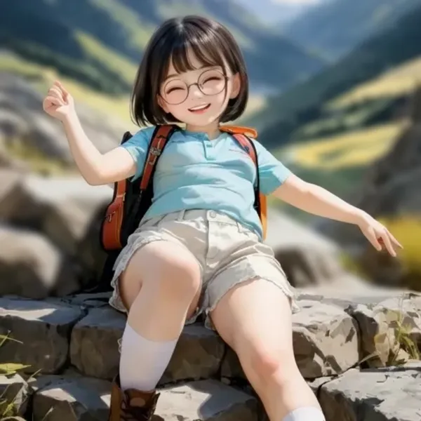 絶景の中の幸せ