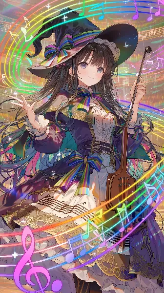 虹の旋律を奏でる魔法の少女